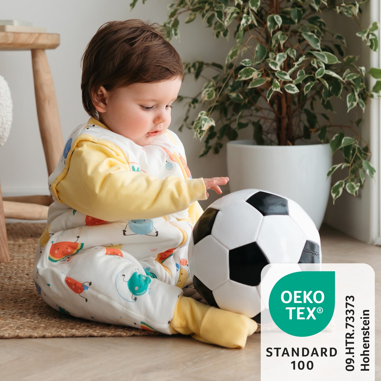 Sacco nanna con piedini e copripiedi 2.5 TOG_Frutti Sprint_OEKOTEX_461