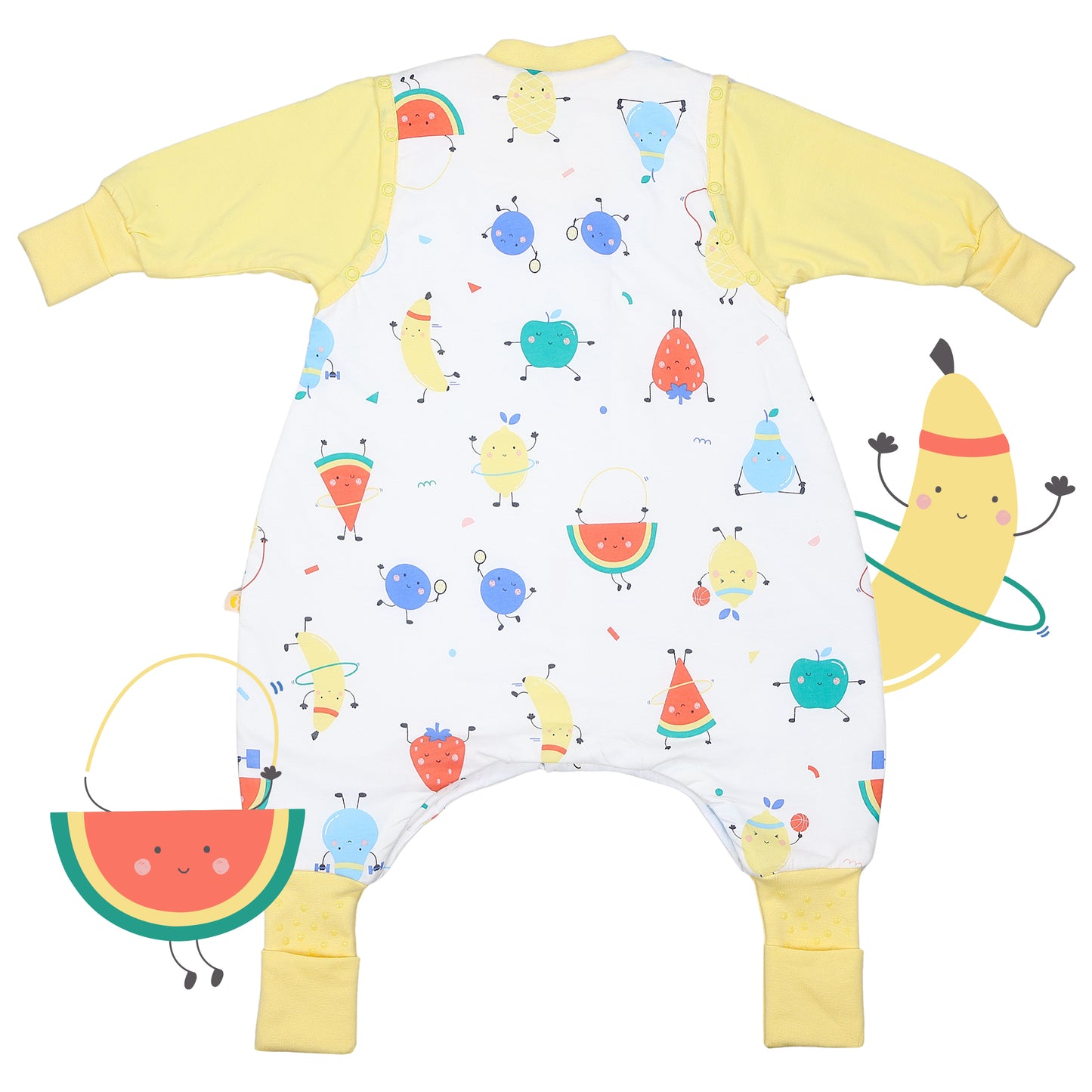 Sacco nanna con piedini e copripiedi 2.5 TOG_Frutti Sprint_retro_461