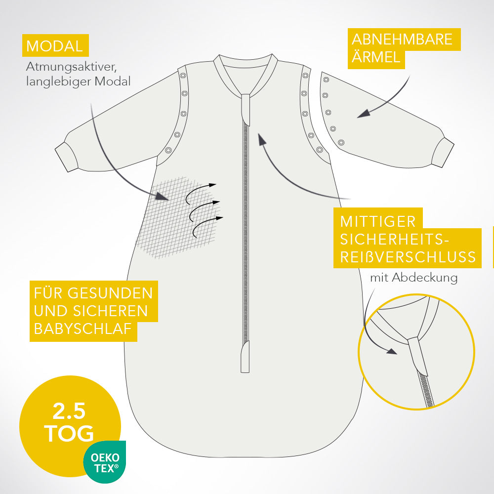 Sacco nanna bambino, 2.5 TOG
