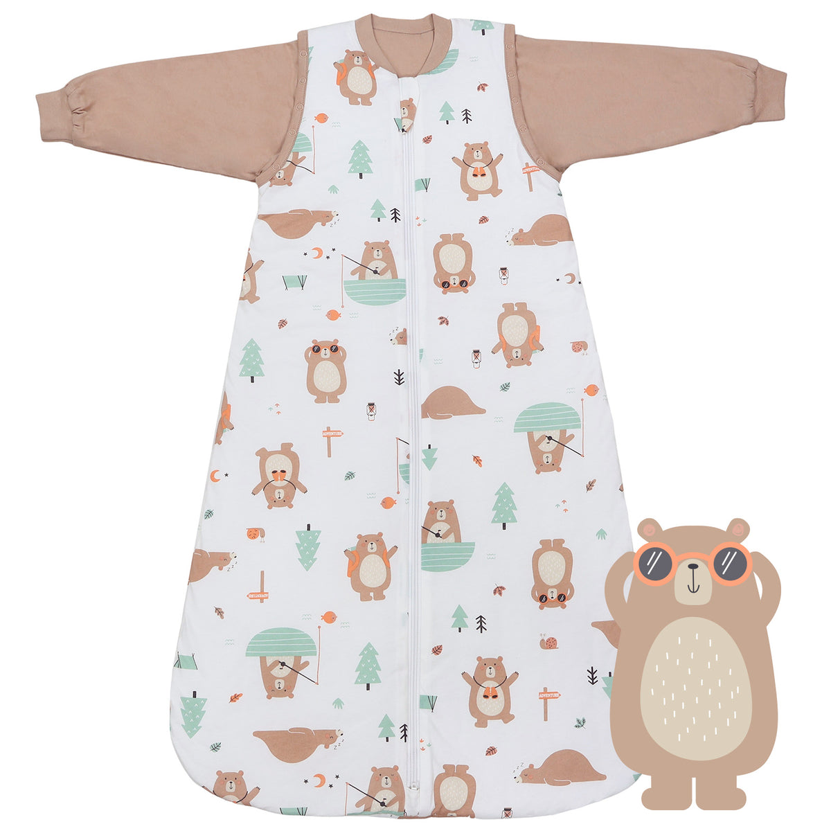 Sacco nanna bambino 2.5 TOG_Orso Esploratore_fronte_465