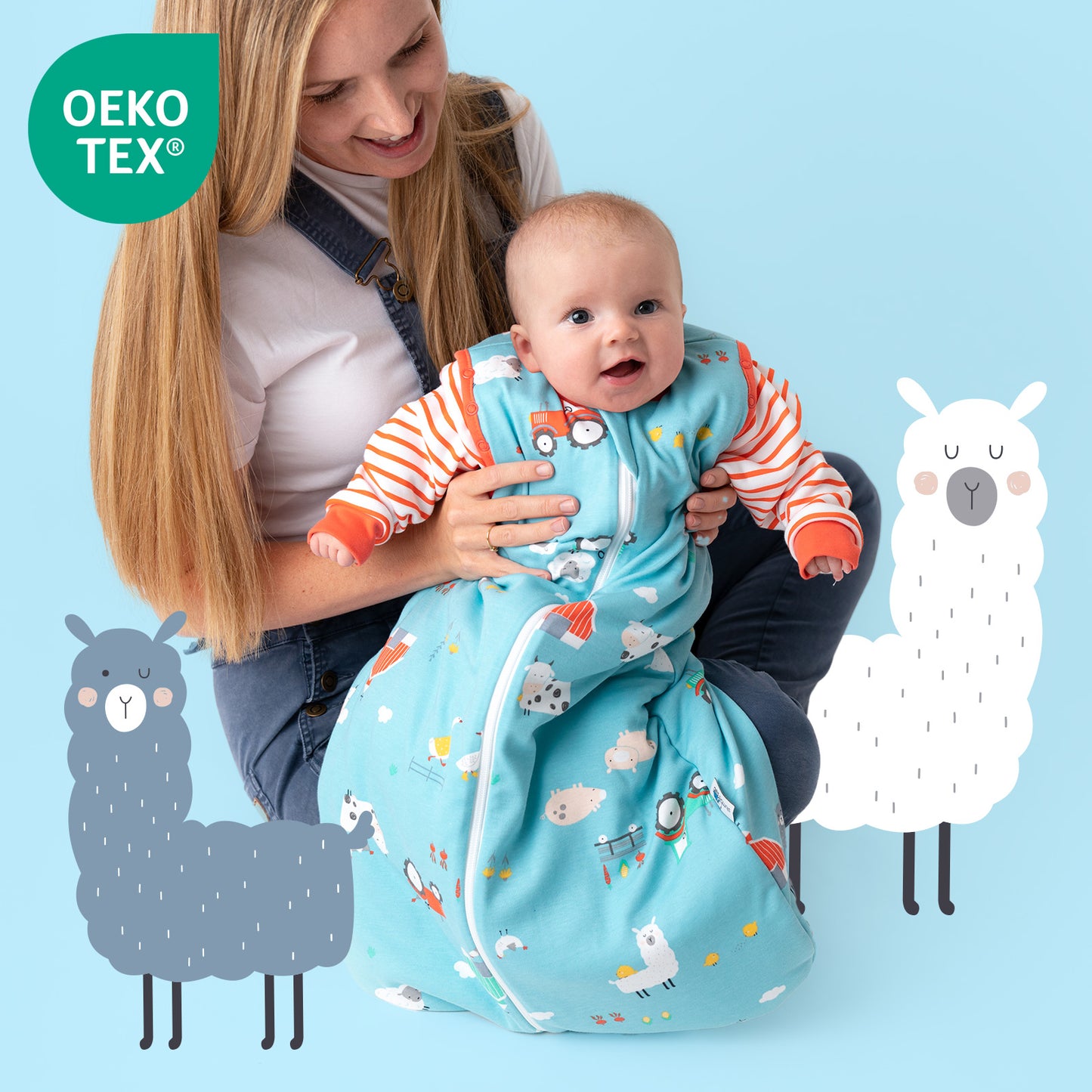 Sacco nanna bambino in cotone organico 2.5 TOG_Fattoria_OEKOTEX_466