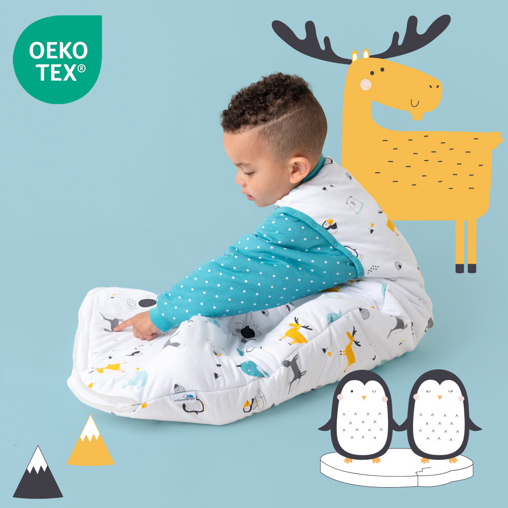 Sacco nanna bambino in cotone organico 2.5 TOG_Amici Polari_OEKOTEX_466