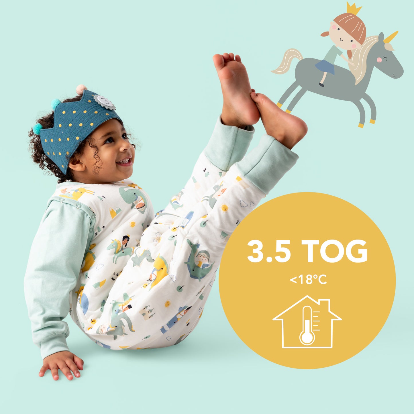 Sacco nanna con piedini e copripiedi 3.5 TOG_Fantasia_TOG_468