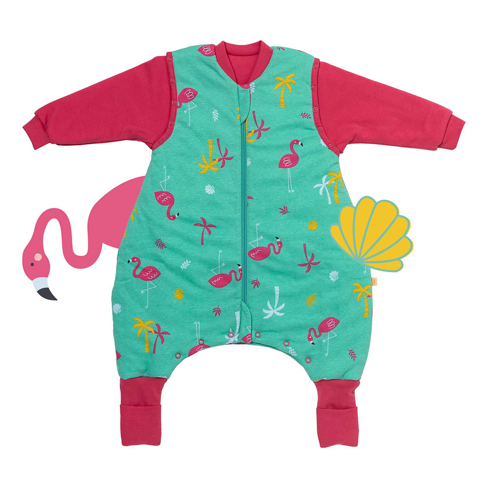 Sacco nanna con piedini e copripiedi in cotone organico, 3.5 TOG