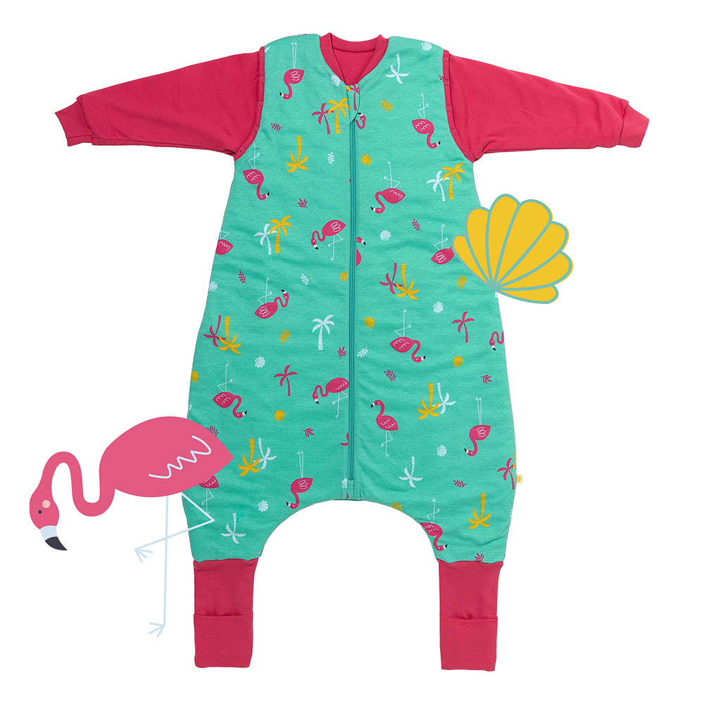 Sacco nanna con piedini e copripiedi in cotone organico, 3.5 TOG