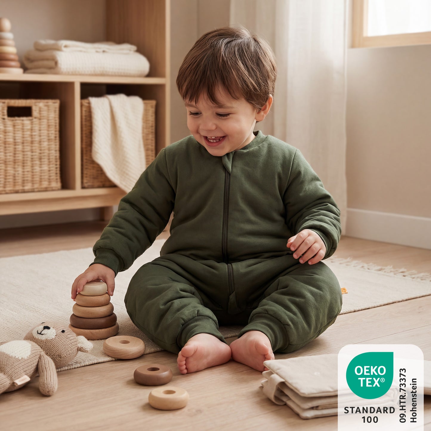 Sacco nanna con piedini 3.5 TOG_Olive_470_2