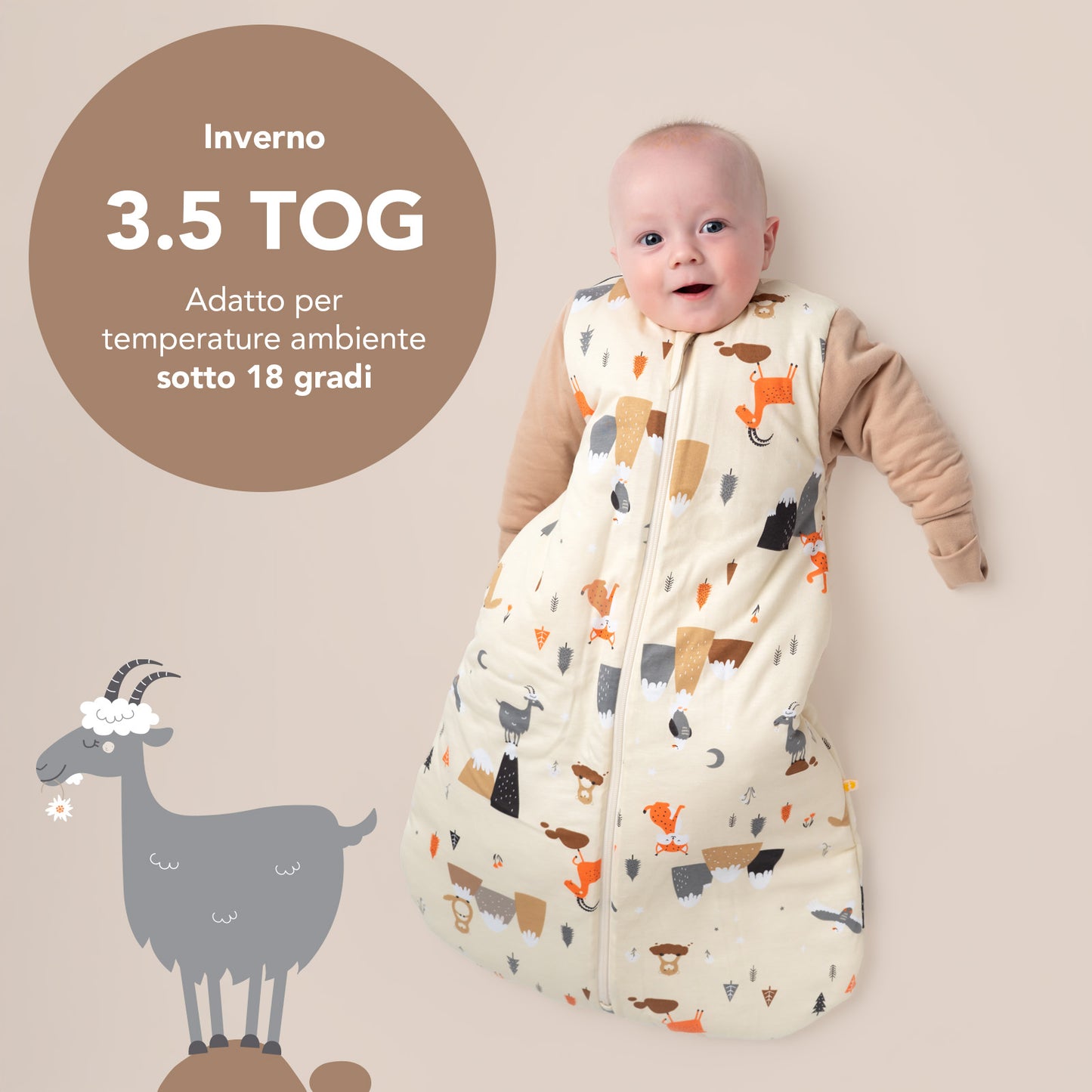 Sacco nanna bambino, 3.5 TOG