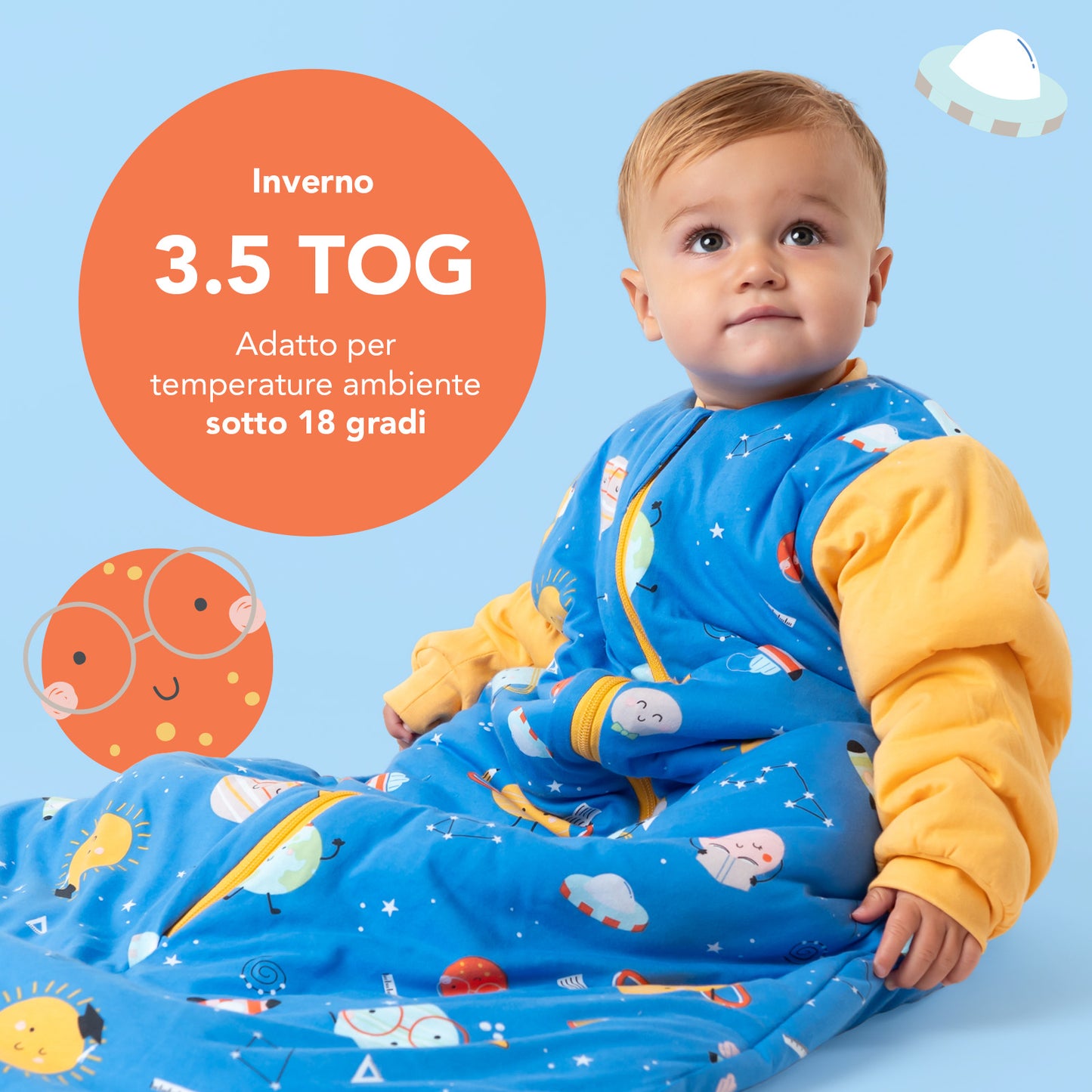 Sacco nanna bambino, 3.5 TOG