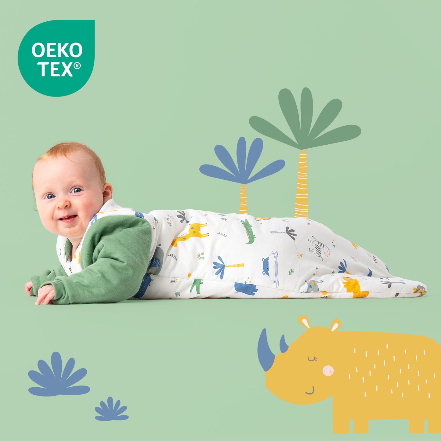 Sacco nanna bambino 3.5 TOG_Giungla_OEKOTEX_471