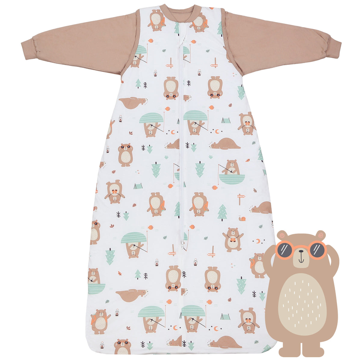 Sacco nanna bambino 3.5 TOG_Orso Esploratore_fronte_471