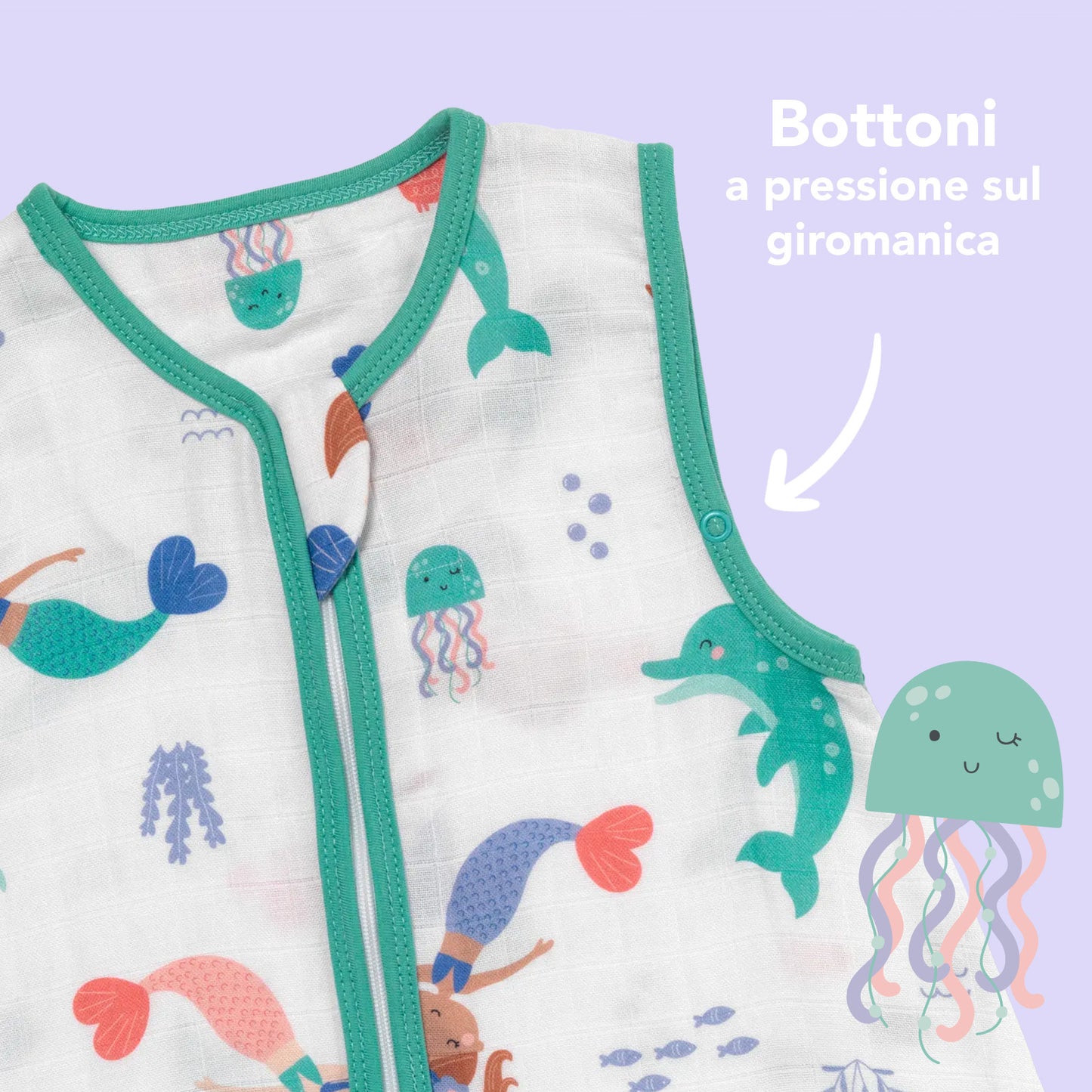 Sacco nanna bambino in mussola, 0.5 TOG