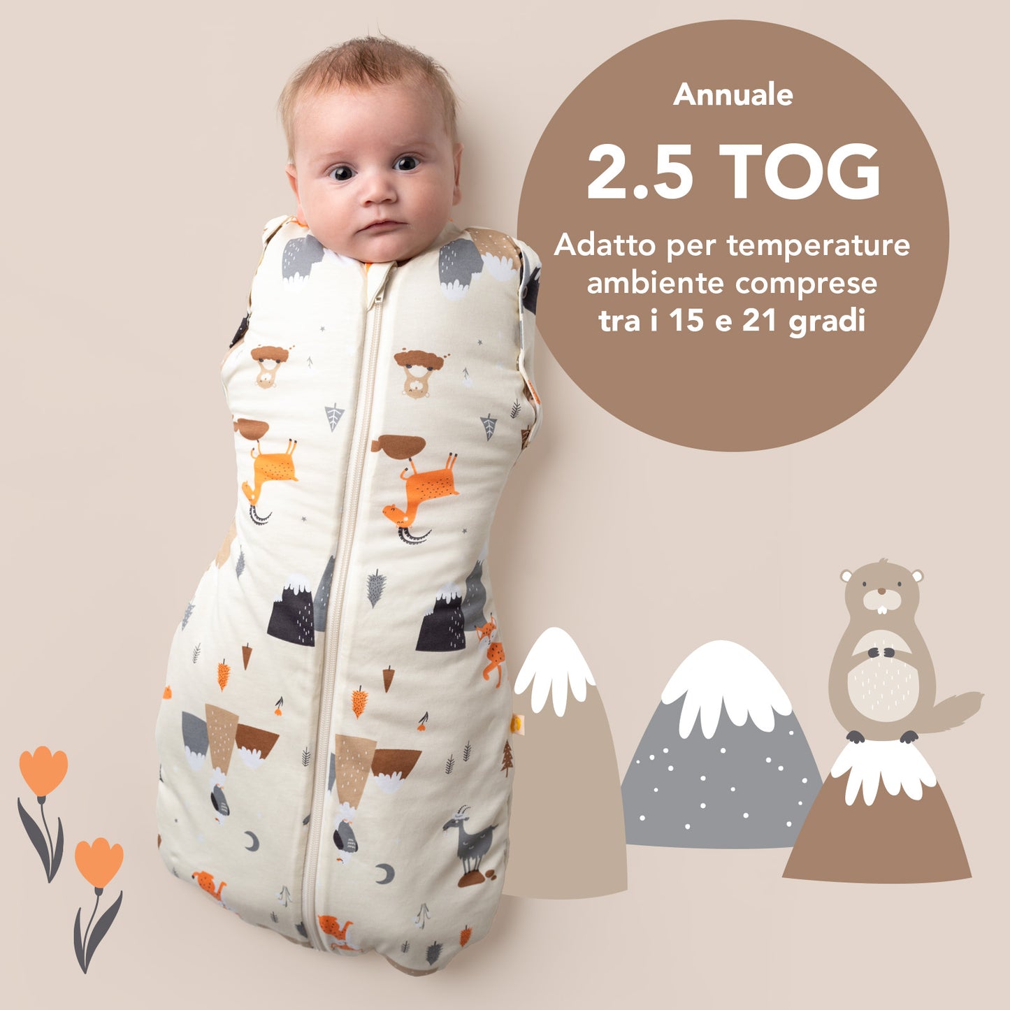 Swaddle Coperta 2.5 TOG