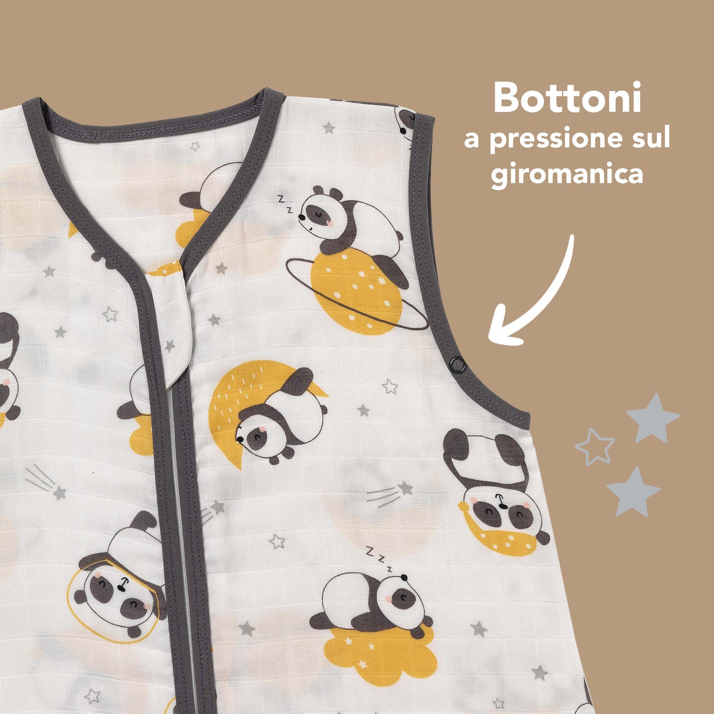 Sacco nanna bambino in mussola, 0.5 TOG
