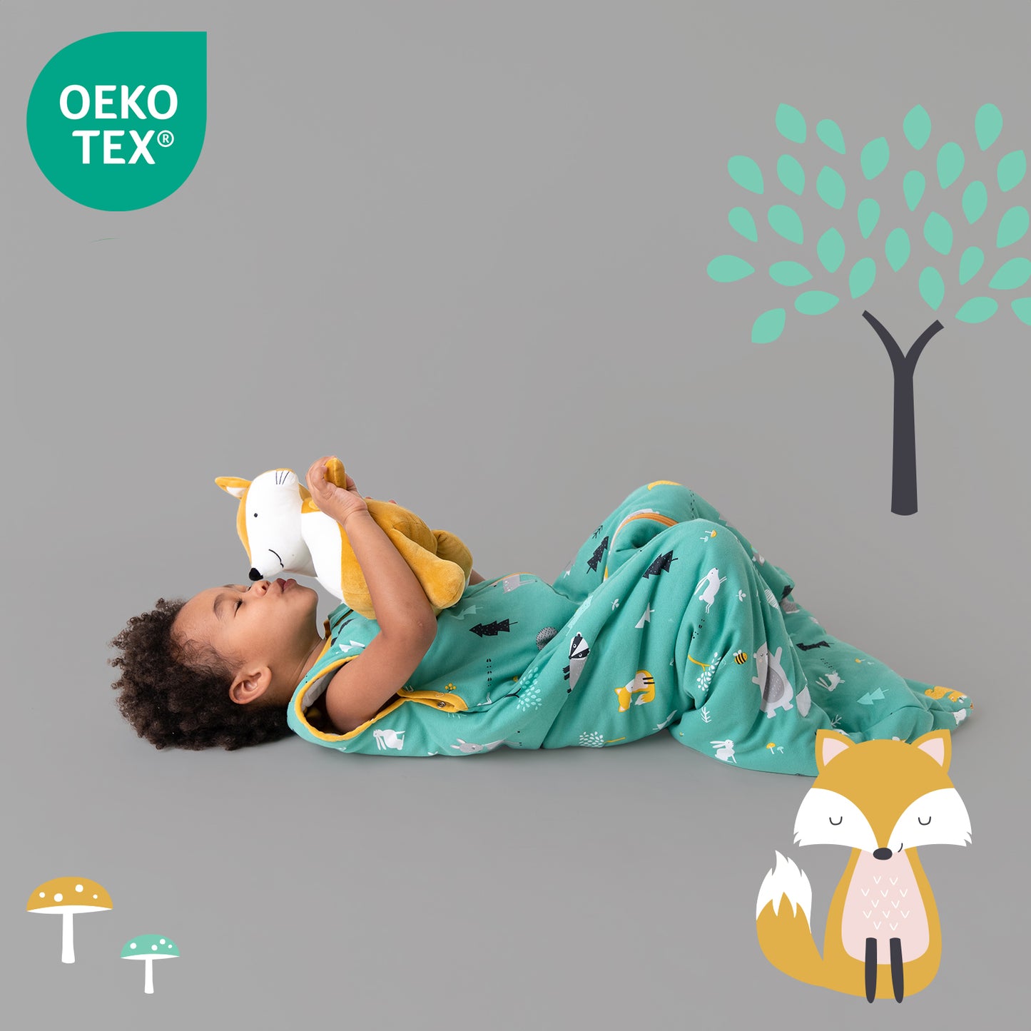 Sacco nanna bambino in cotone organico, 1.0 TOG