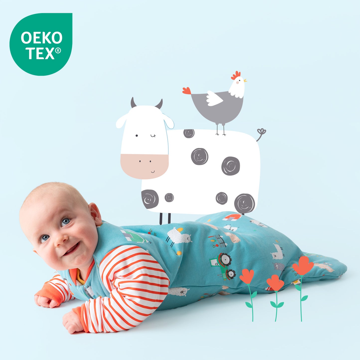 Sacco nanna bambino in cotone organico, 3.5 Tag