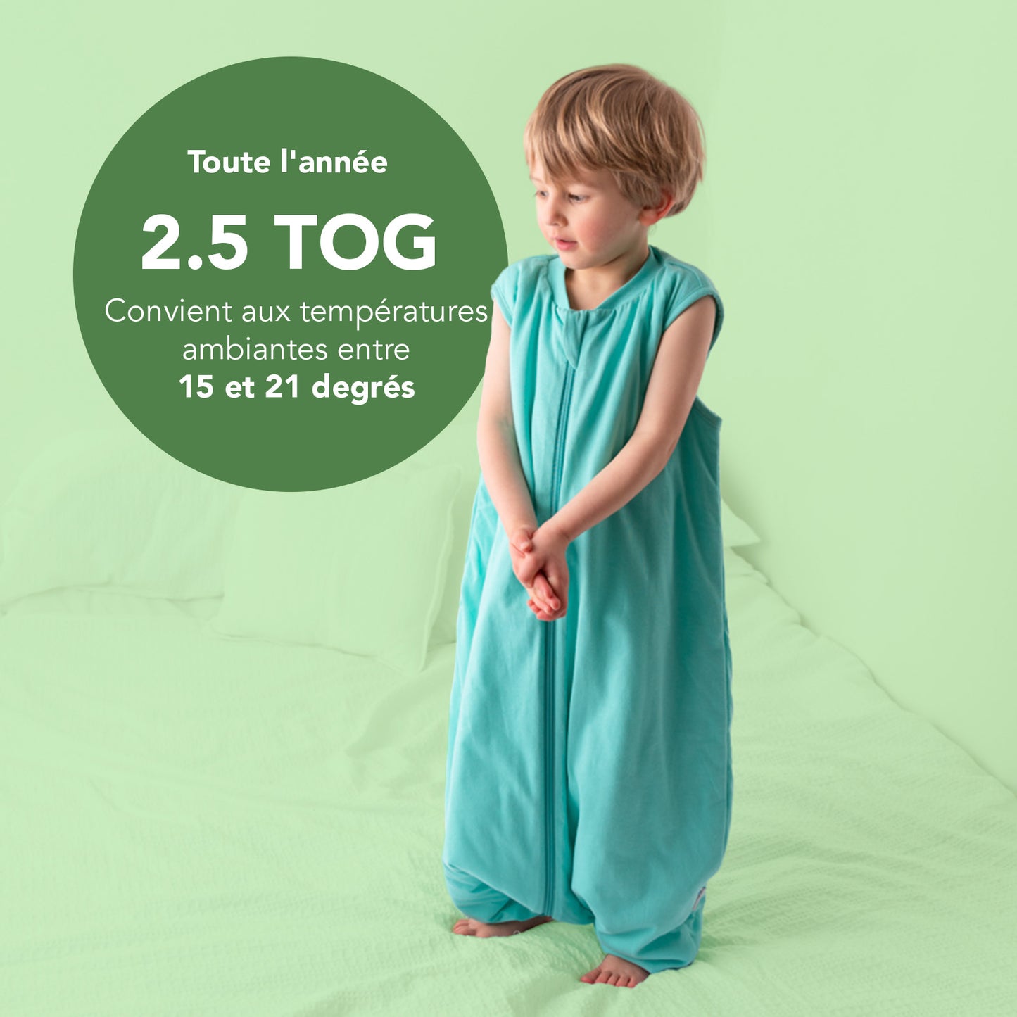 Sacco nanna con piedini, 2.5 TOG