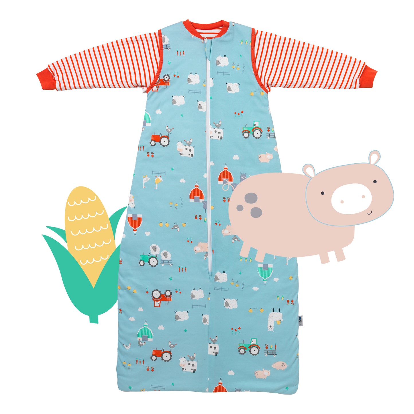 Sacco nanna bambino in cotone organico, 2.5 TOG